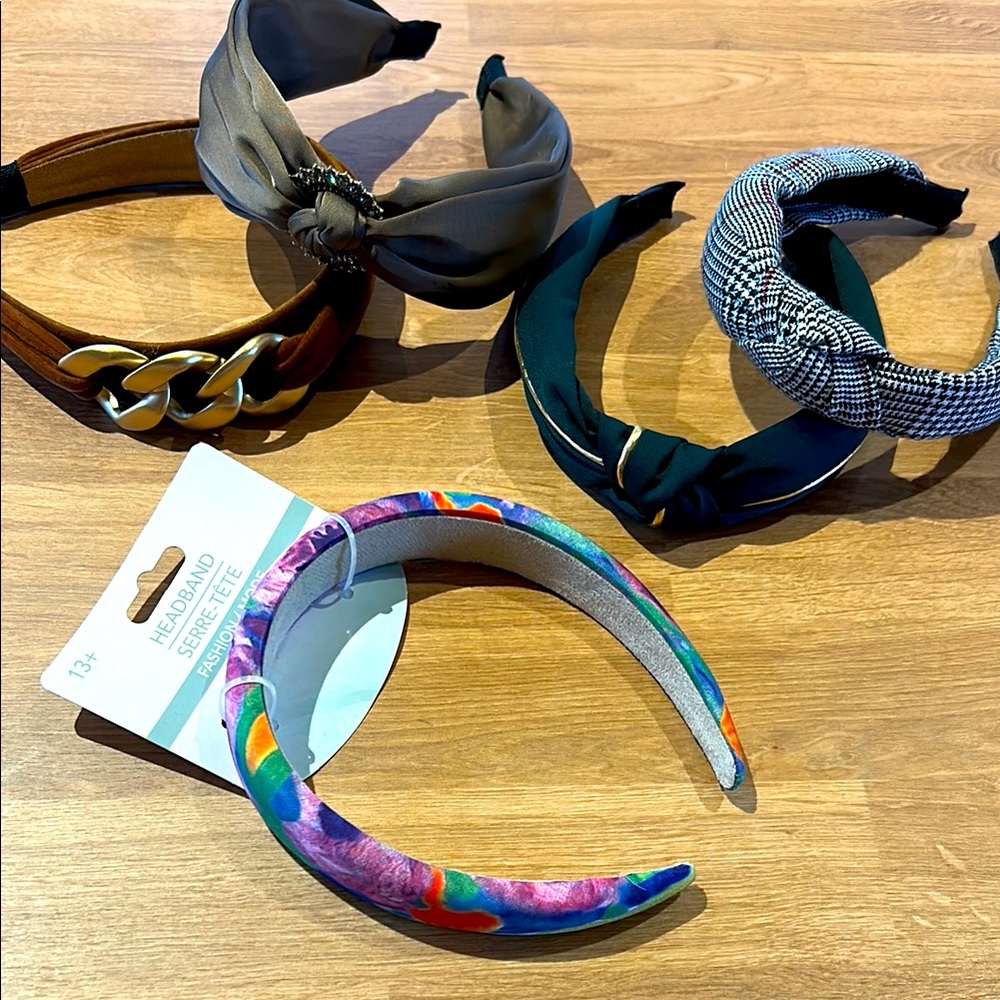 Colorful Women's Headband Set